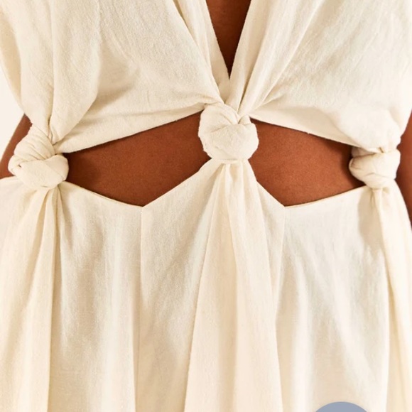Farm Rio cut out midi dress L - Picture 2 of 5